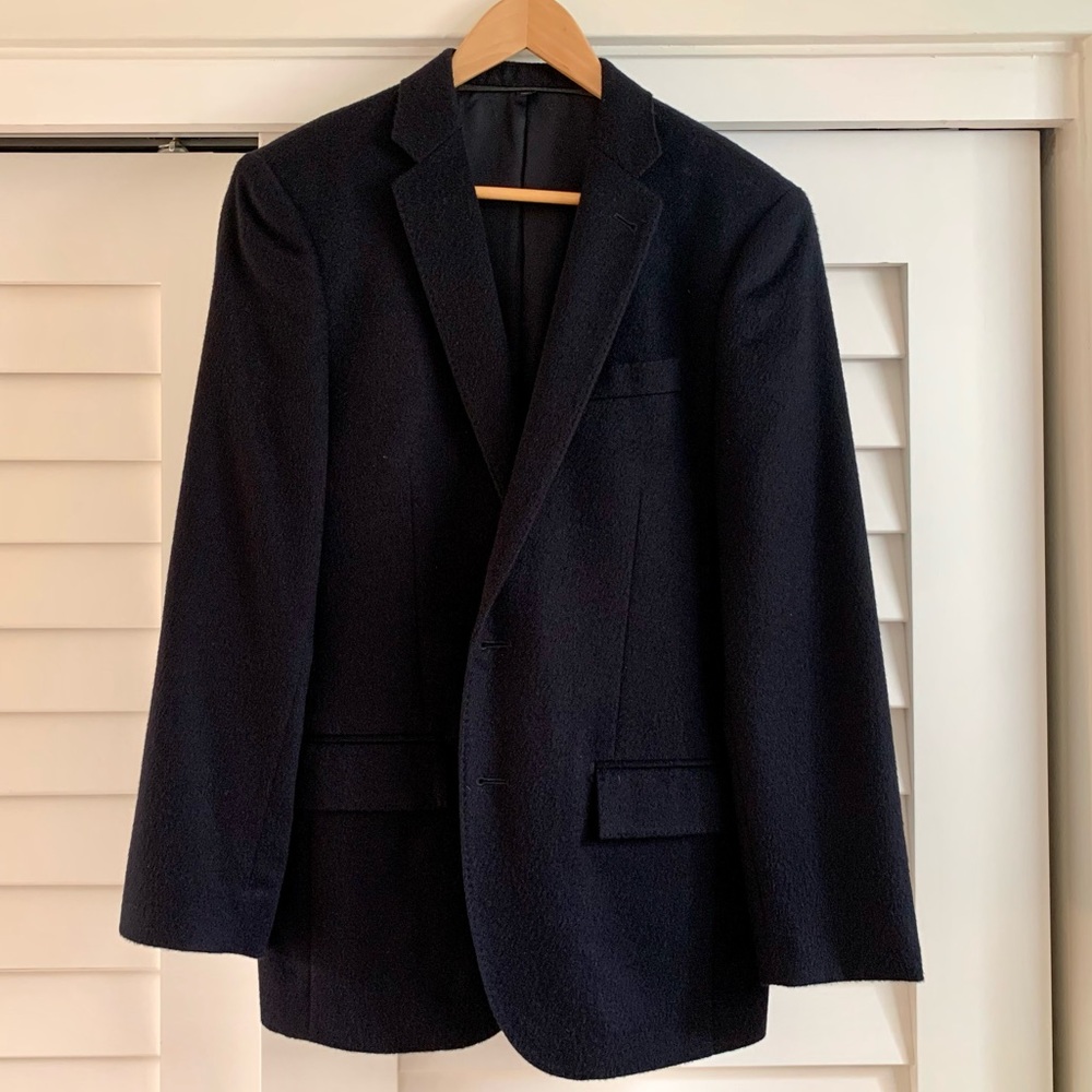 J. Crew cashmere Ludlow blazer, navy, size 36s